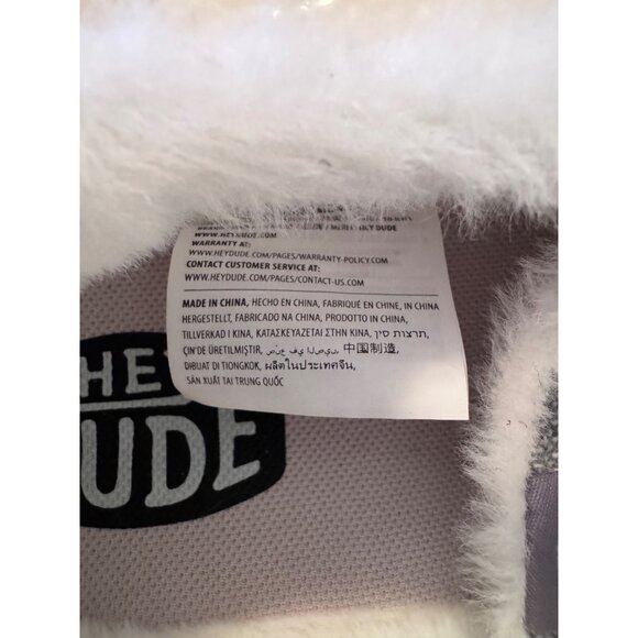 Hey Dude Wendy Funk Wool Size 9 Women's Light Gray NWT - Picture 4 of 9